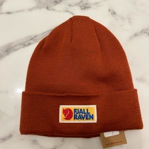 NWT Orange Fjallraven Beanie